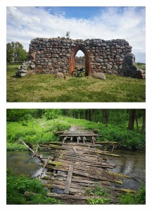 1 miejsce - Przemysław Krawczyk - ruiny kościoła pw. św. Jana Chrzciciela w Zajączkowie i mostek na rzece Mień 
